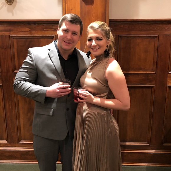 High neck midi dress - Picture 2 of 2